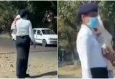 پلیس زن با نوزادش در خیابان سوژه شد! +عکس
