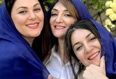 لاله اسکندری و خواهرانش در یک قاب +عکس