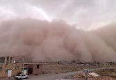 طوفان وحشتناک شن در یزد +فیلم