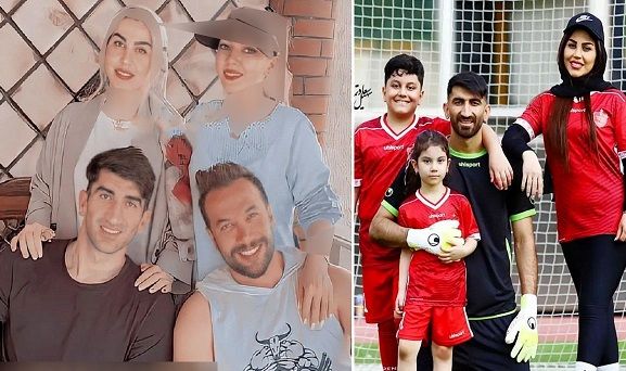 لباس شاین دار زن علیرضا بیرانوند با این نما | اکرم بانو خودشو کوبید و از نو ساخت !