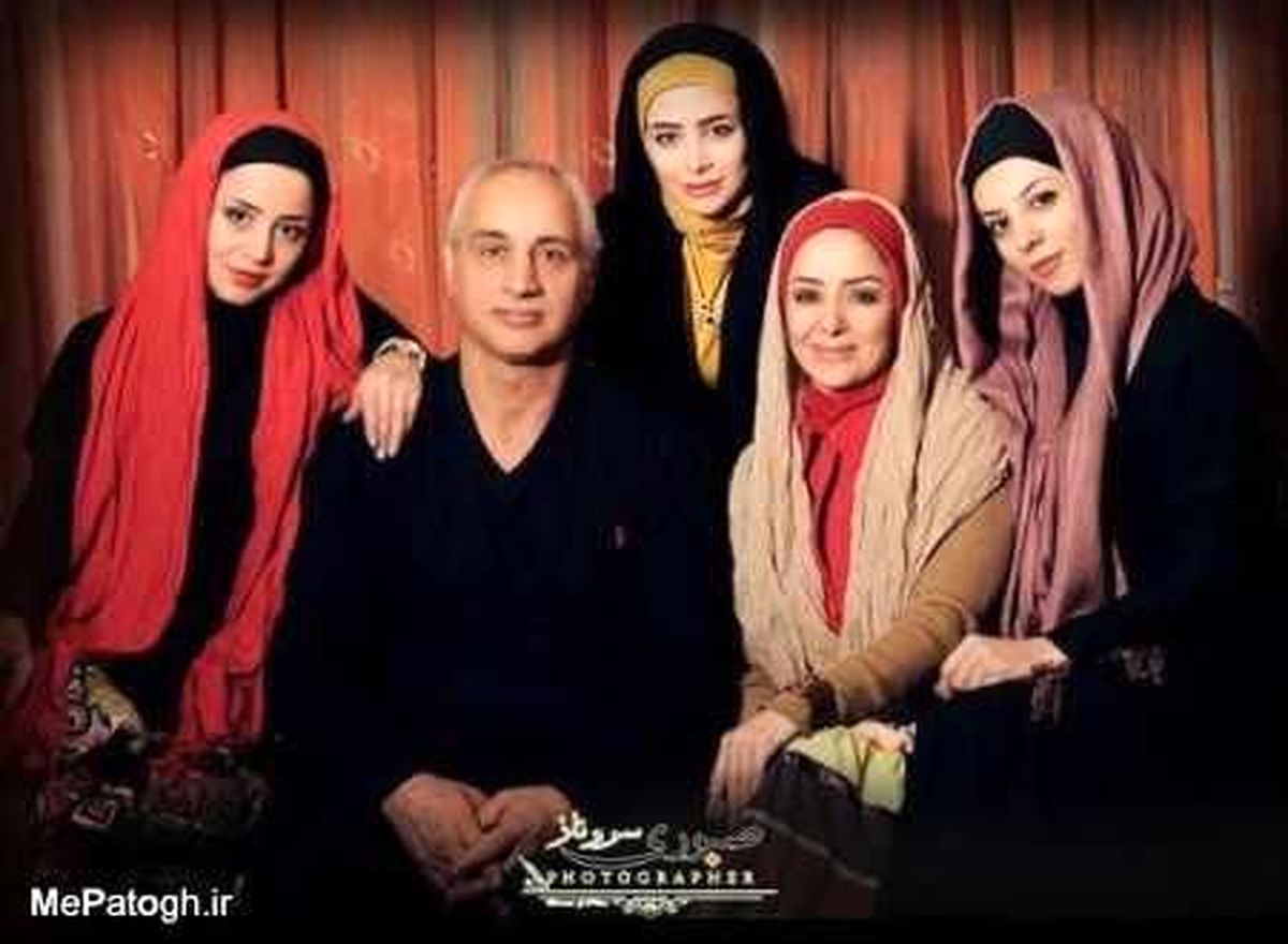 الناز حبیبی در کنار اعضای خانواده اش+عکس