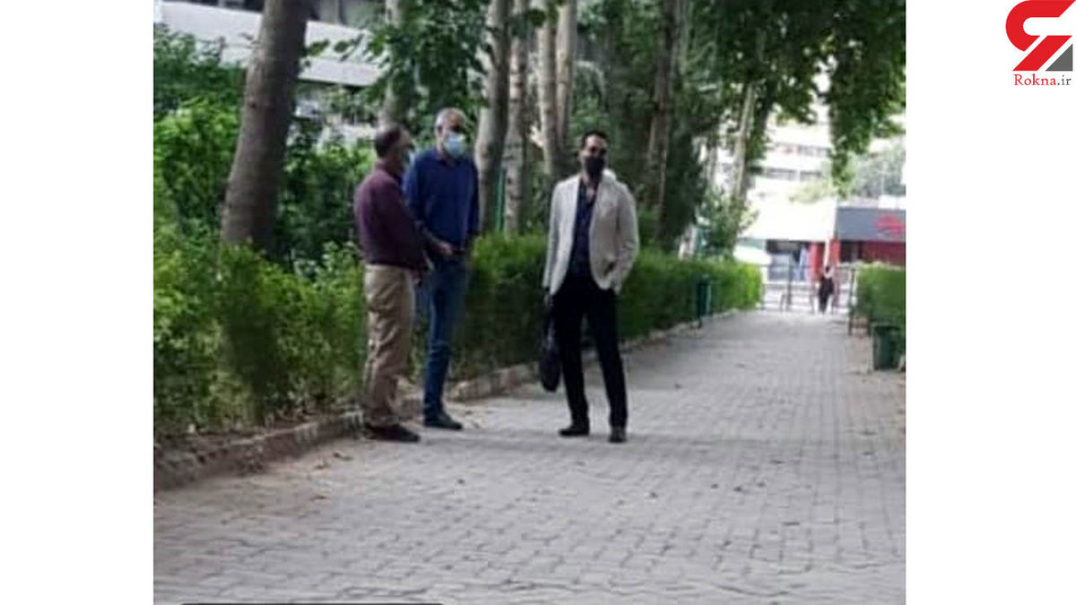 خواهر و برادر بابک خرمدین در دادسرا +عکس