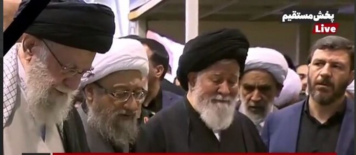 گریه علم‌الهدی حین نماز خواندن بر پیکر دامادش + فیلم