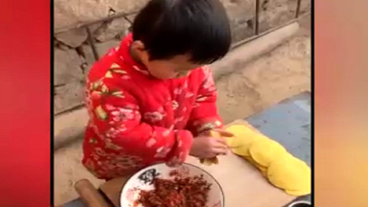 مهارت کودک ۶ ساله در آشپزی همه را حیرت زده کرد +فیلم