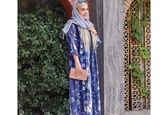 مانتوی آبی زیبای زهره فکورصبور +عکس