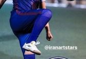  امیرعباس گلاب با لباس فوتبالی ! +عکس