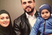 پدرام کریمی به همراه همسر و پسرشان +عکس
