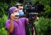امیرمحمد زند در پشت صحنه فیلم «مرگ رنگ»+عکس