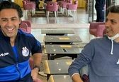 دیدار فرهاد مجیدی با عادل فردوسی‌پور +عکس