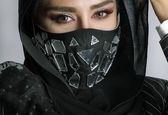 ماسک عجیب نسیم ادبی +عکس