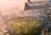 عکس شگفت انگیز از اهرام جیزه در مصر!