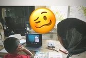 کلاس مجازی فرزند خواننده محبوب ایرانی +عکس 