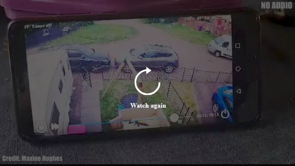 روئیت شبح سیاه در دوربین مدار بسته صاحبخانه را شوکه  کرد + فیلم