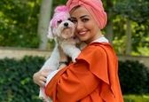 سگ قرتی نفیسه روشن + عکس 