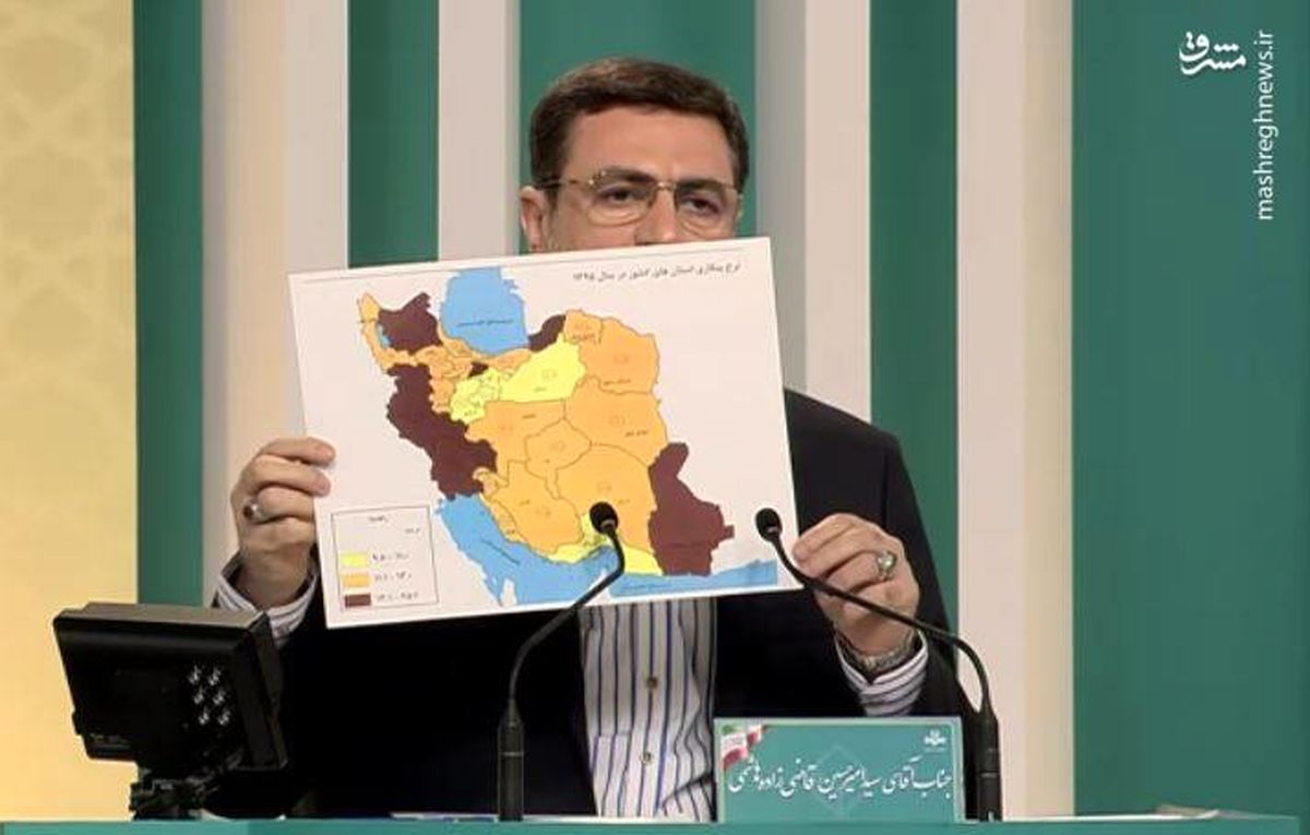 نقشه قاضی زاده از وضعیت بیکاری +عکس