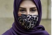 مرجانه دلدار گلچین با ماسک پلنگی + عکس