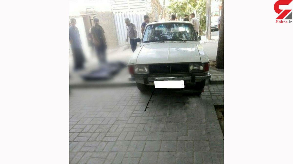 ماشینی که صاحبش را در همدان  کشت+عکس