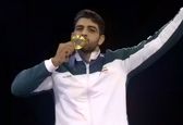 مراسم توزیع مدال طلای هادی ساروی در المپیک ۲۰۲۴ پاریس + فیلم