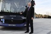 اردوغان با اتوبوس بدون راننده به جلسه دولت رفت +عکس 