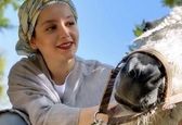 نازنین بیاتی با حیوان خانگی دوست داشتنی اش +عکس
