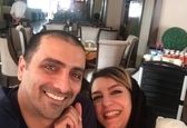 الیکا عبدالرزاقی و همسرش در رستوران +عکس