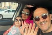 ماشین صورتی دختر مهران غفوریان با این شوآف