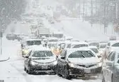 کولاک زمستانی در آمریکا +عکس
