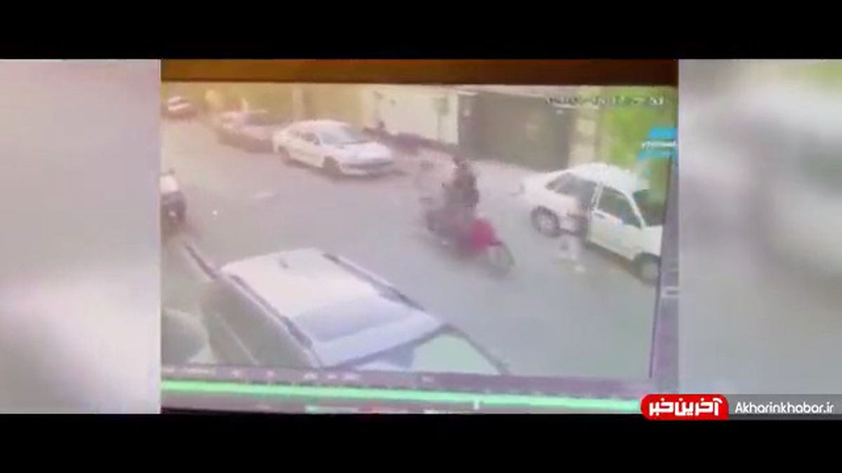 کیف قاپی خشن زیر یک ثانیه در تهران! +فیلم