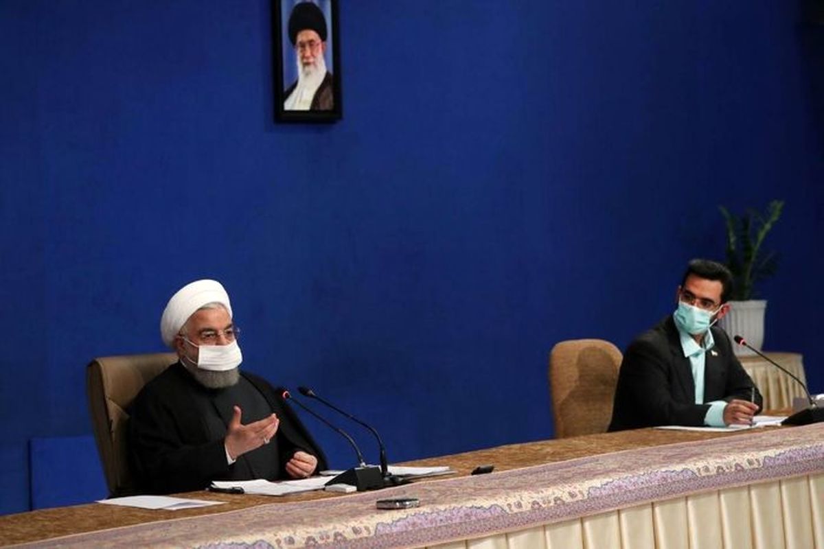 روحانی ماسکش را عوض کرد! + عکس 