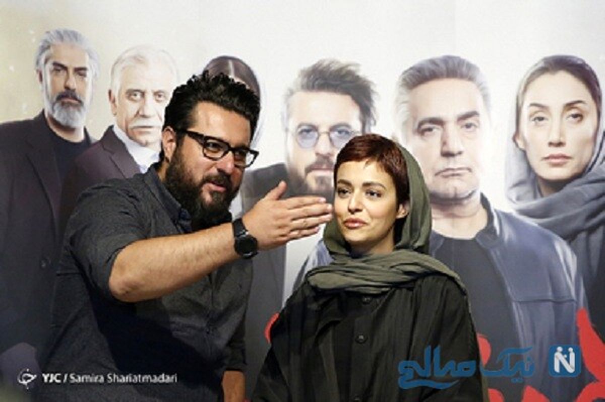 حرکت عجیب محسن کیایی در نشست خبری هم گناه +عکس