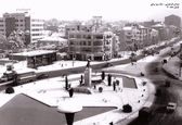 ‌یک روز برفی، میدان فردوسی‌ تهران +عکس
