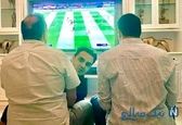 فوتبال بازی کردن علی ضیا و علی اوجی در خانه +عکس