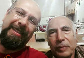 شباهت باورنکردنی محمد بحرانی و پدرش +عکس