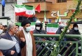 حضور فرزند رهبر انقلاب در راهپیمایی ۲۲ بهمن 1400