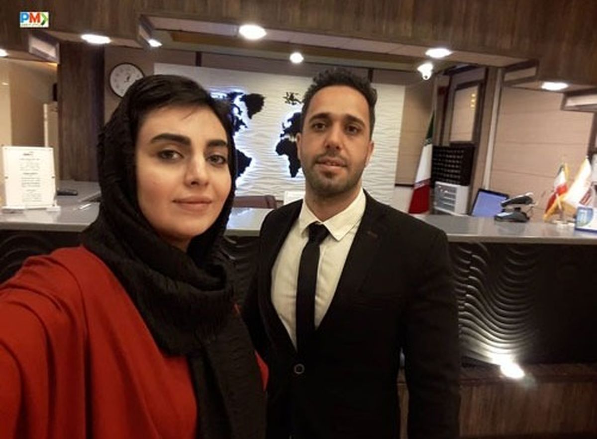 فیگور جالب مهشید جوادی و همسرش واقعی‌اش+عکس
