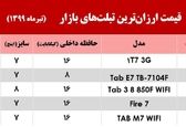 ارزان‌ترین تبلت‌ها در بازار چند؟