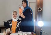 گریم پوراندخت مهیمن در سریال بیگانه ای با من است +عکس