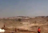 تصادف وحشتناک در پیست موتورسواری +فیلم