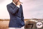 ژست مدلینگ مهدی پاکدل با سیگار گران‌قیمت +عکس
