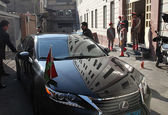 ماشین سفیر بلاروس سرباز راهور را زیر گرفت+عکس