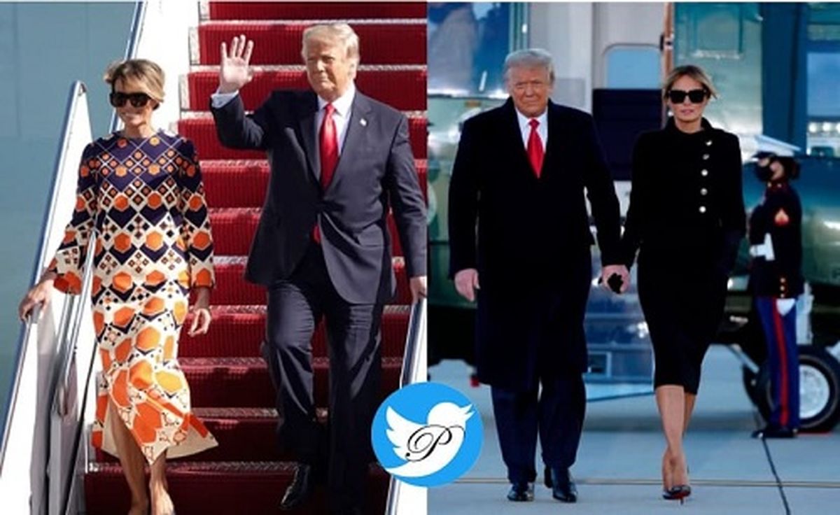 تغییر لباس ملانیا ترامپ سوژه شد+عکس