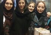 آزاده نامداری در کنار خواهران شقایق دهقان +عکس
