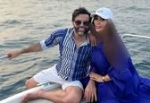 قیافه اسپایکی زن علیرضا نیکبخت با این نما 